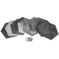 thumbnail image 1 of Pegatinas para el suelo Jadeshay 10 Uds. Hexagonal PVC 23 x 11.5 x 20 cm, 1 of 8