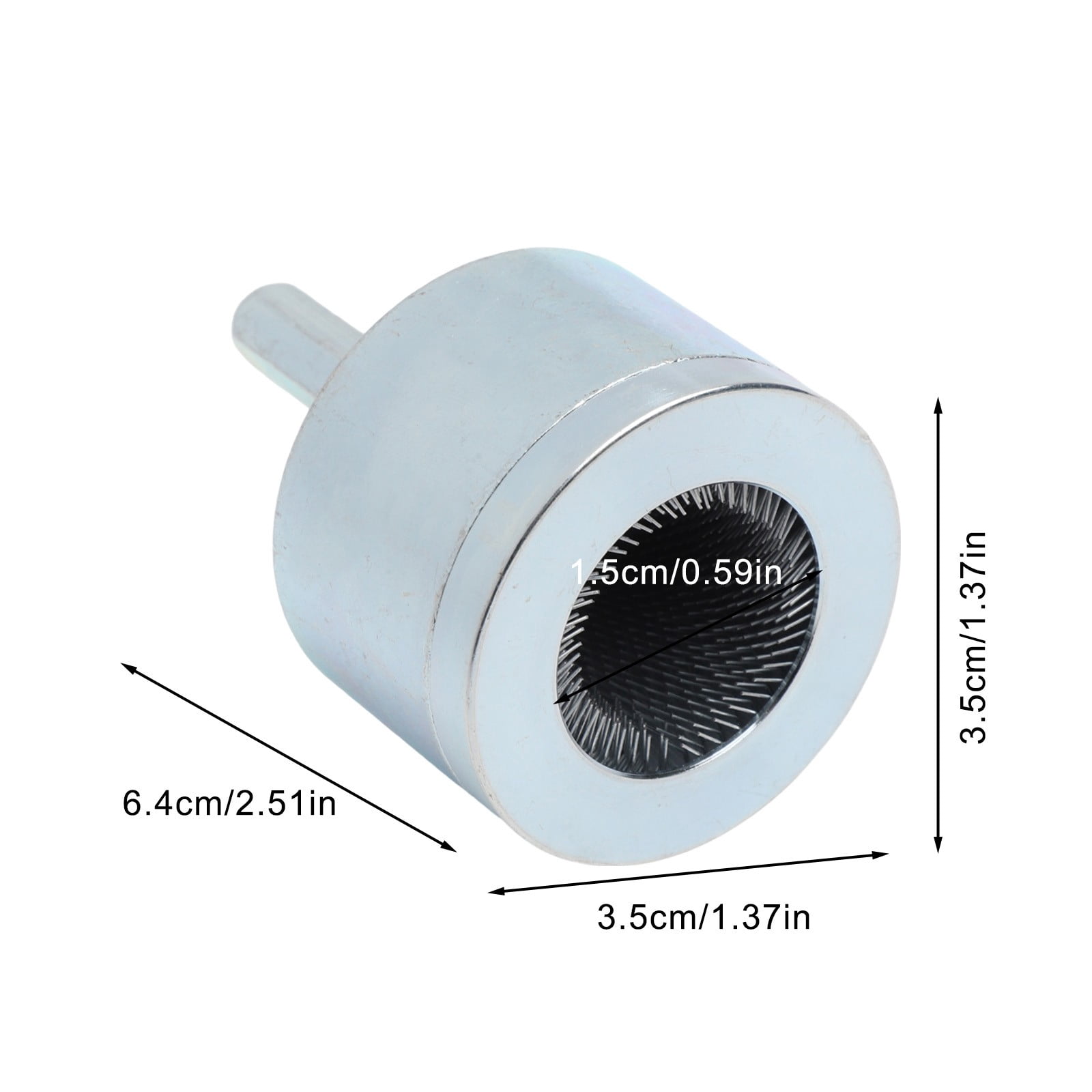 Copper Pipe Cleaner With 4In1 Battery Brush Dual Head For Drill 15+22Mm Plumbing Cleaning Metal Tube Battery Brush Accessories 22Mm