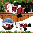 thumbnail image 6 of Santa Fence Peeker Decoration - 15.8 Inch Funny Christmas Yard Sign for Garden, Wall, Tree Topper & Outdoor Holiday Home Decor, Waterproof Xmas Ornament, 6 of 6