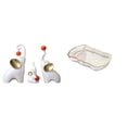 thumbnail image 1 of Figuras De Familia De Elefantes Y Estatuas De Animales, Artesanías Combinadas Con Bandeja Para Servir Alimentos, Bandeja De Tocador De Baño, Bandeja De Frutas, Bandeja De Comida De Cafetería, 1 of 8