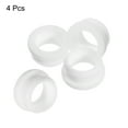 thumbnail image 3 of 4Pcs Snap Rubber Grommet Hole Plug Mount Dia 25mm ID 20mm H 16mm Seal Anti-Scratch for Cable Pipe White, 3 of 5