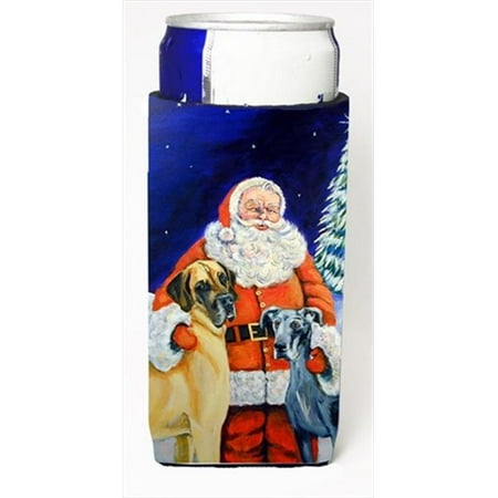

Santa Claus With Great Dane Michelob Ultra bottle sleeves For Slim Cans