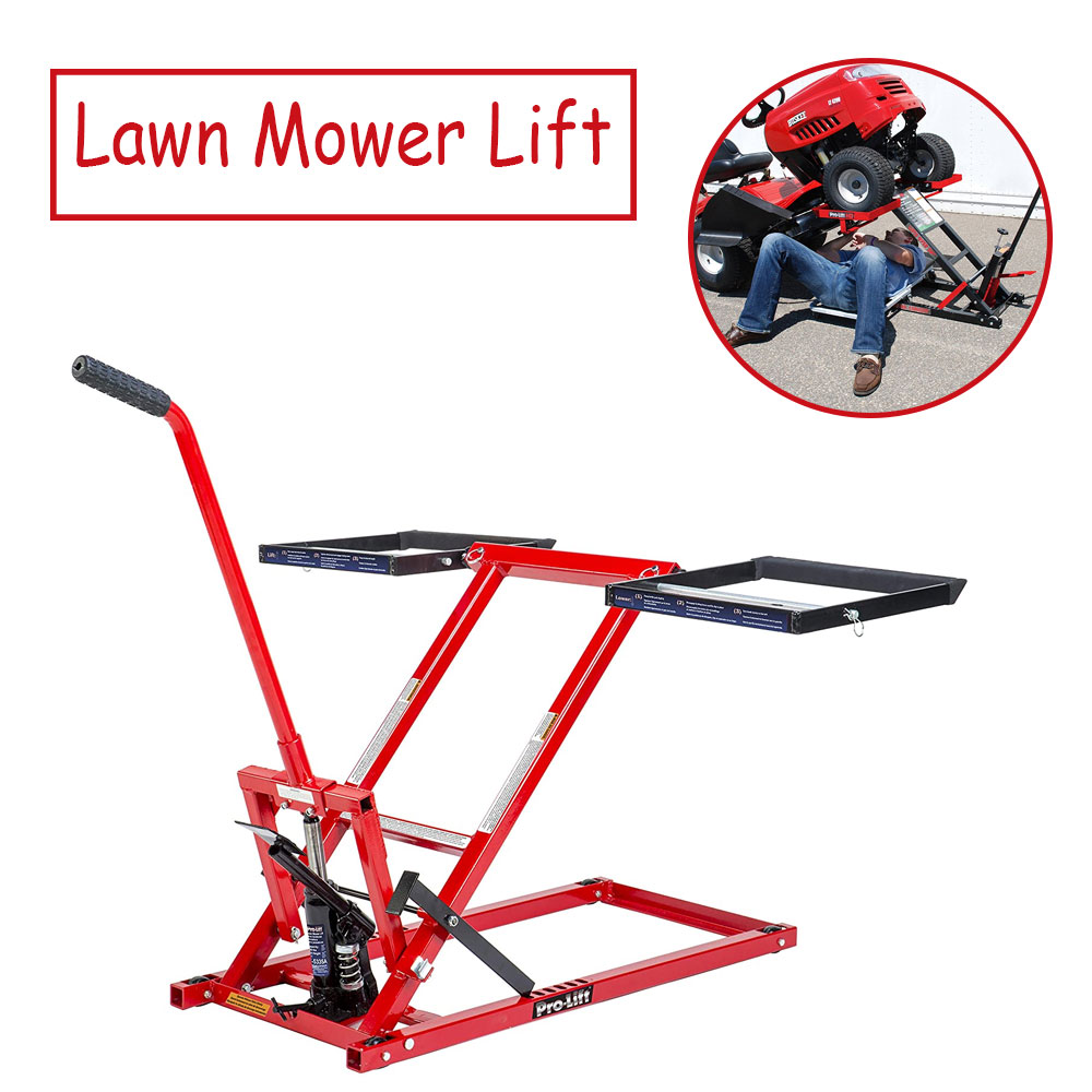 Pro Lift Lawn Mower Jack Lift with 350 Lbs Capacity for Tractors and