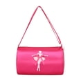 thumbnail image 3 of Bolsa de ballet para regalo de cumpleaños, multifuncional, ideal para clases de ballet y gimnasia. Rosa roja, 3 of 9