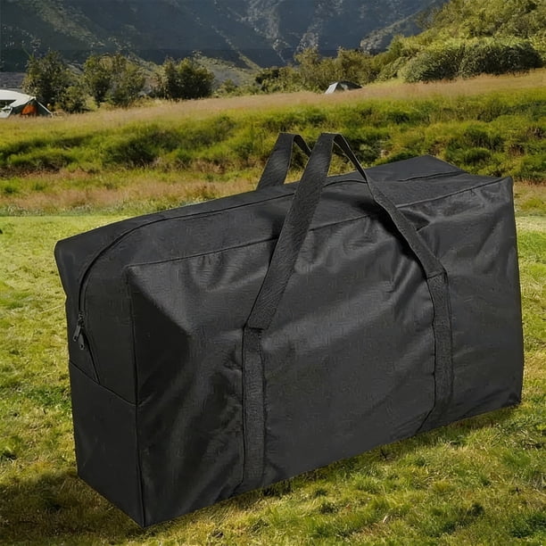 Bolsas de almacenamiento de tela Oxford, bolsa de almacenamiento grande multiusos/bolsa de viaje, bolsa de almacenamiento para acampar al aire libre, ahorro de espacio, adecuada para mudanzas y almace