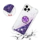 thumbnail image 5 of Funda para iPhone 13 Pro con Brillo Líquido Flotante, Purpurina, Parachoques y Anillo Giratorio Soporte, 5 of 5