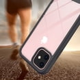 thumbnail image 5 of Apple iPhone 12 Pro, iPhone 12 /6.1" Phone Case Hybrid Cover Rugged [TPU Cushion] Enhanced Hand-Grip TPU Cushion Frame + Clear Shock-Absorbing Protective BLACK Cover Fit for Apple iPhone 12 /12 Pro, 5 of 12