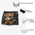 thumbnail image 6 of Daiia Playful Leopard Art Men's Underwear Boxer Briefs, Cotton Stretch Moisture-Wicking Underwear-Large, 6 of 9