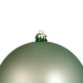 thumbnail image 2 of Vickerman 4" Frosty Mint Matte Ball Ornament, 6 per Bag, 2 of 3