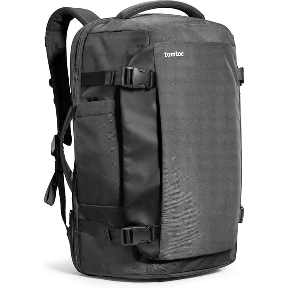 tomtoc Travel Backpack 40L, TSA Carry On Bag Flight Approved, Carry on Luggage Backpack for Men Women,Water-resistant Business Airplanes Rucksack for Travel Essential Fit 17.3 Inch Laptop