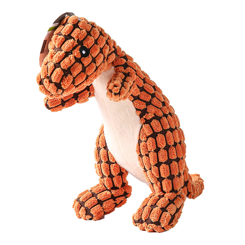 DejavYOU 2023 New Indestructible Robust Dino, Durable Interactive Squeaky Dog Toys Soft Dog Toys
