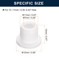 thumbnail image 3 of Unique Bargains 20 Pcs White Plug Holes, T11 Rubber Button Plug for 10 -11mm/0.39 -0.43' Hole, 3 of 6