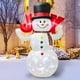 thumbnail image 1 of Muñeco de nieve inflable navideño HIGSEEU de 2,4 m con luces giratorias, 1 of 9
