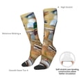 thumbnail image 6 of Fotbe Mallard Ducks print Women's Men's Novelty Crew Socks Cotton Socks Knee High Socks for Walking,Running,Nurses,Pregnancy, 6 of 8