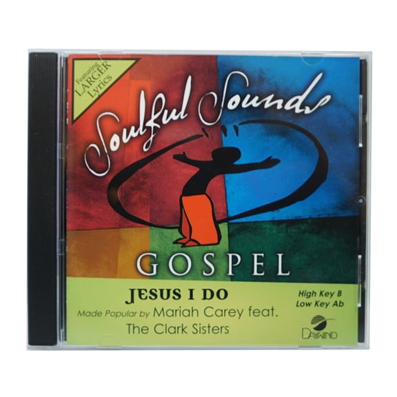 Jesus I Do Made Popular by Mariah Carey feat Clark Sisters NEW CD Accompaniment