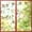 B, variant on Sm:)e 4 Sheets 50PCS Butterfly Floral Tulips Spring Window Sticker, Glass Home Classroom Office Shop Display Decoration Reusable Party Supplies