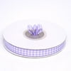 Buffalo Plaid Ribbons | 25 Yards | 3/8" | Lavender | Checkered Gingham Ribbons - Clearance SALE