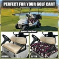 thumbnail image 3 of Binienty Cute Skull Golf Cart Seat Blanket with Pockets Terry Cloth Portable Sport Golf Cart Towel Seat Covers For Club Car DS Precedent Universal Golfcart Accessory, 3 of 7