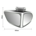 thumbnail image 2 of 360° Rotation Mirror Universal Car Blind Spot Mirror Double-sided Glass 360° Rotatable Suv Truck Auto Wide Angle Left Right Rearview Wing Mirror, 2 of 8