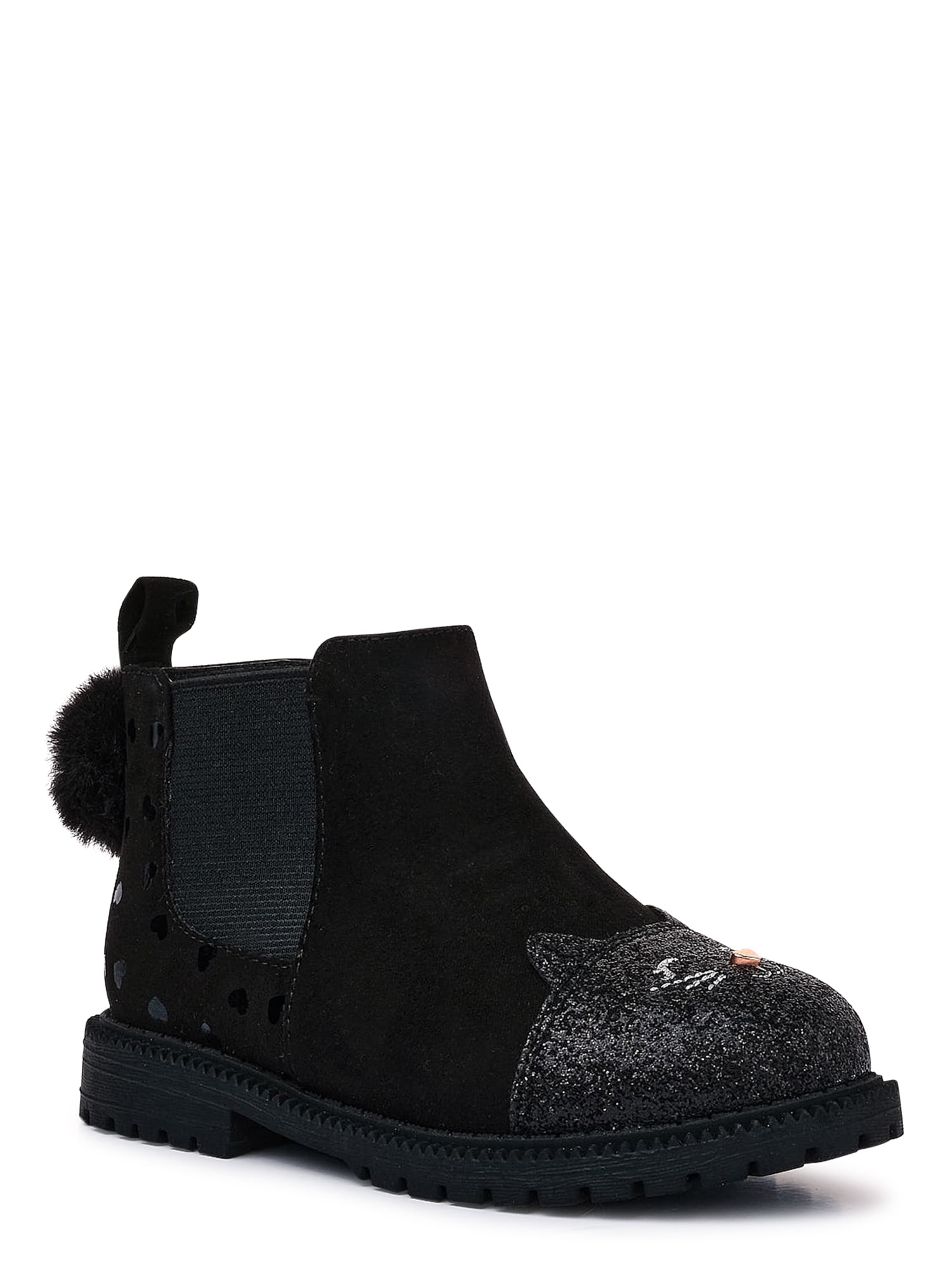 Wonder Nation Toddler Girls Chelsea Critter Boot, Sizes 7-12