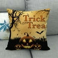 thumbnail image 1 of TIMIFIS Halloween Pillow Covers Halloween Decorations Indoor 1PC Halloween Linen Encrypted Linen Pillowcase Cushion Cover, 1 of 2