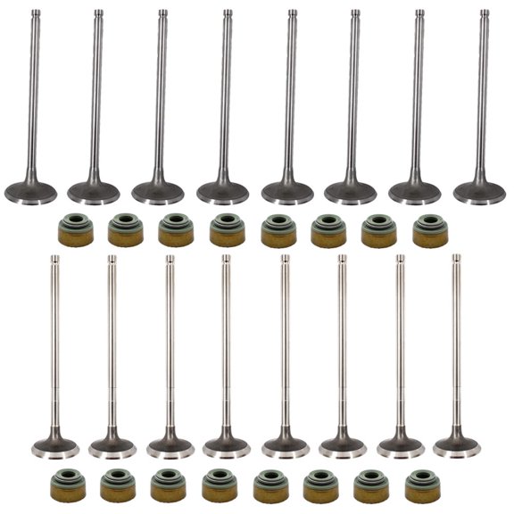16 PCS Intake Exhaust Valves Fit for Subaru Impreza Forester Baja Legacy SOHC EJ25 13201AA361 13202AA371 Fits select: 2010 SUBARU FORESTER XS, 2010 SUBARU OUTBACK PREMIUM