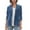 Blue, variant on Tiqkatyck Womens Blazer on Sale, Women's Golden Velvet Blazer Solid Color Fashion Casual Work Business Jacket Fleece Suit Jacket, Army Green Blazers for Women L