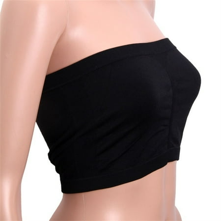 

Inevnen Women Bandeau Bra Strapless Brarette Soft Bra Seamless Bandeau Tube Top