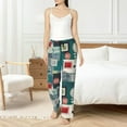 thumbnail image 5 of Pajama Pants Women, 1861 Stamp Pattern Sweatpants Soft Sleep Lounge Pants, Casual PJ Bottoms Pants with Pockets, 5 of 5