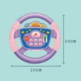thumbnail image 3 of Juguete de Volante Sunnimix multifuncional interactivo con sonido giratorio rosado morado, 3 of 8