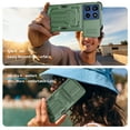 thumbnail image 5 of TECH CIRCLE for Motorola Edge (2025) PC+TPU Case Upgrade Slide Camera Cover & Shockproof Kickstand Heavy Duty Robust Bumper - Rugged, Anti-Scratch, Non-Slip, Anti-Fingerprint,Green, 5 of 10