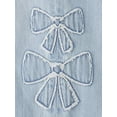 thumbnail image 2 of The Children's Place Toddler Girls Applique Bow Slouchy Jeans, Sizes 12M-5T, 2 of 4