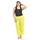 thumbnail image 5 of Pantalon pierna ancha Roman Fashion /Tallas Extras, 7045 (Lima) verde lima 36, 5 of 7