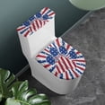 thumbnail image 2 of HELLHERO Stretch Elastic Fabric Toilet Seat Covers, Elastic Installation Stretch Fit Toilet Bowl Cover for Hotel Home, 2 of 8