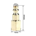 thumbnail image 3 of EIGTHTAIL 1/4 NPT Air Line Hose Compressor Connectors Brass Female Quick Release Fitting, 3 of 7