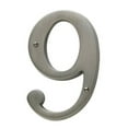 thumbnail image 2 of Baldwin 90676 Solid Brass Residential House Number 6 - Nickel, 2 of 7
