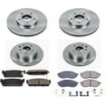thumbnail image 3 of Power Stop Front and Rear Stock Replacement Brake Pad and Rotor Kit KOE4313, 3 of 8