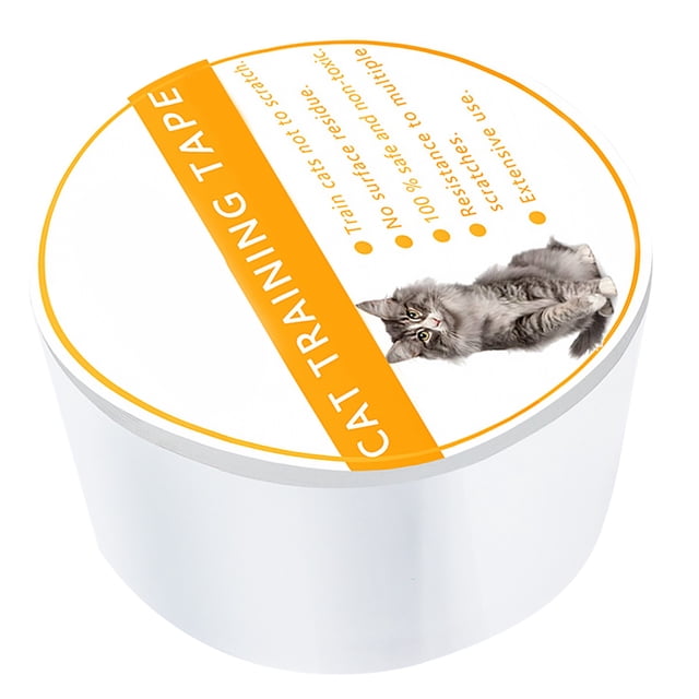 Greeniant Pet Scratch Tape Clear Acrylic Training Sticker Muebles para sofá Alfombra Puertas Suministros para gatos M de 4 pulgadas Greeniant PT000317-01
