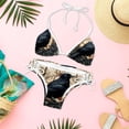 thumbnail image 6 of Crow Swimsuit Women Bikini Set with Detachable Sponge and Adjustable Strap, Swimwear 2-Pack for Various Scenes, 6 of 6