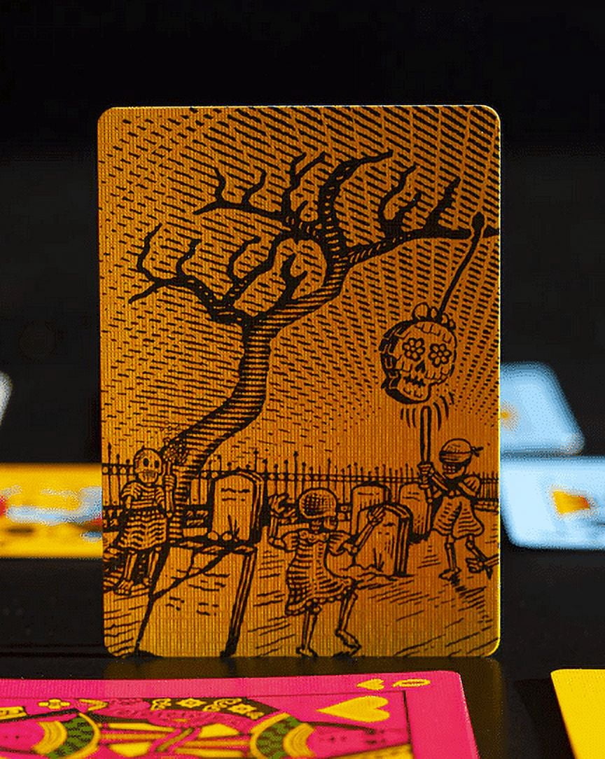 Limited (Pink) Gilded Fulton's Day of the Dead Muertos Edition Playing Cards