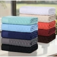 thumbnail image 7 of Superior Turkish Cotton Highly-absorbent 6-Piece Towel Set for Bathroom, Spa, and Gym, Chocolate, 7 of 7
