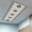 Gray Beige, variant on Brown Boho Fluorescent Light Covers, Farmhouse Aztec Southwest Ethnic Geometric Magnetic Light Covers for Ceiling Lights, Fluorescent Ceiling Shade Filters for Classroom Bedroom Office 4x2Ft x 2PCS