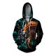 thumbnail image 3 of Sudadera con capucha para hombre, moderna y versátil, cómoda, con movimiento, sudadera con capucha, sudaderas casuales de moda para hombre, estampado de peces personalizado, 3 of 5