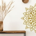 thumbnail image 4 of Mandala Lotus Vinyl Wall Sticker Lotus Flower Datura Zen Decor Decals Sticker, 4 of 8