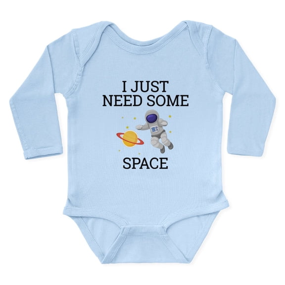 CafePress - I Need Some Space Body Suit - Long Sleeve Cotton Baby Bodysuit