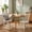 White, variant on Farmhouse Dining Chairs Set of 4, Spindle Back Dining Chairs with Wood Legs, Solid Wooden Armless Dining Room Chair for Kitchen Room, Living Room