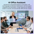 thumbnail image 5 of AI Smart Glasses 4K Camera, Bluetooth Calling 8MP Image Stabilization Camera with Video Recording & Dual Microphones Real-time Translation/GPT Object Recognition 270mAh Anti-Blue Light Lense, 5 of 9