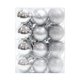 thumbnail image 3 of 24 bolas colgantes para árbol de Navidad, adornos decorativos para árbol de Navidad Plata, 3 of 9