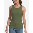 thumbnail image 6 of Women Tank Tops Summer Sleeveless Basic Cami Top Shirt Slim Racerback Blouses, 6 of 7