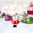 thumbnail image 2 of JeashCHAT Christmas Miniature Figurines, Mini Crafts Resin Santa Claus Christmas Ornaments for DIY Christmas Fairy Garden, Snow Globes, Micro Landscape, Flower Pot, 2 of 3